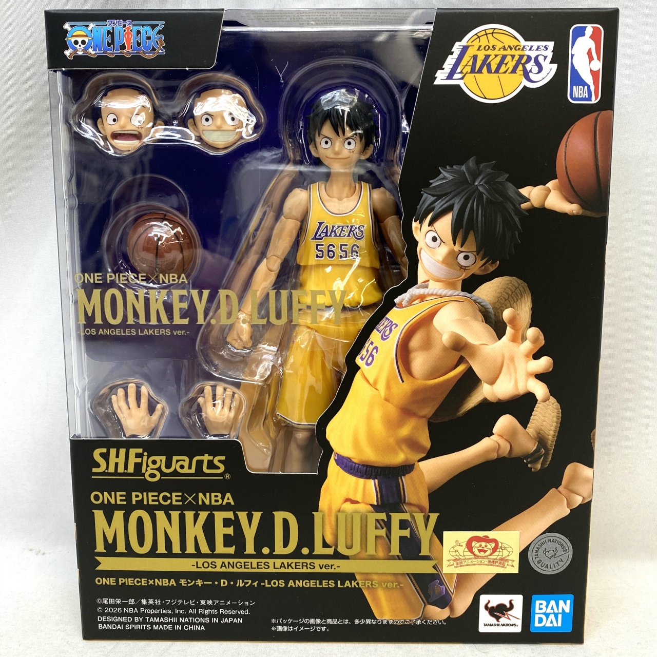 S.H.Figuarts ONE PIECE×NBA モンキー・D・ルフィ -LOS ANGELES LAKERS ver.-