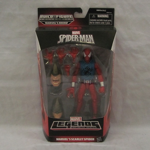 ハズブロ マーベルレジェンド ライノシリーズ 01 スカーレット・スパイダー 6インチアクションフィギュア