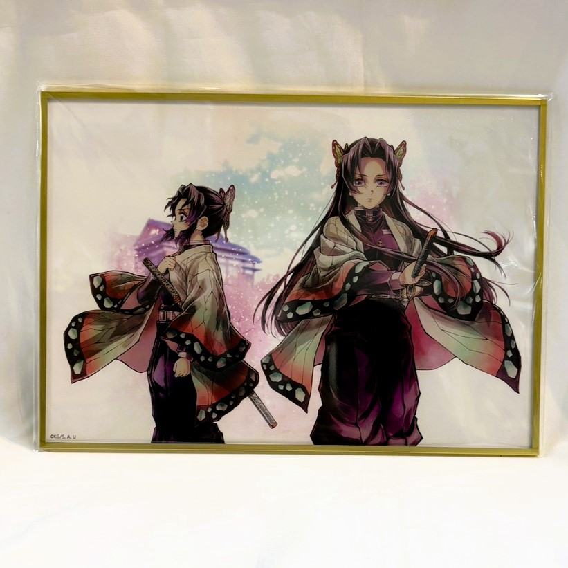 Demon Slayer C106 "Connect" Original Illustration WEBSHOP Lottery 02 "Shinobu and Kanae" B Prize Acrylic Shikishi