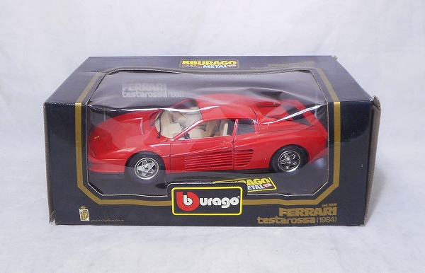 BBRAGO 1/18 Frrari Testarossa 1984 (Red)