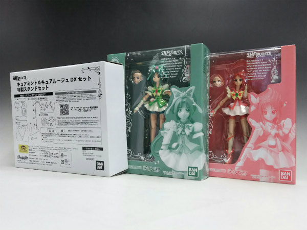 S.H.Figuarts Cure Mint (GoGo!) and Cure Rouge (GoGo!) DX Set