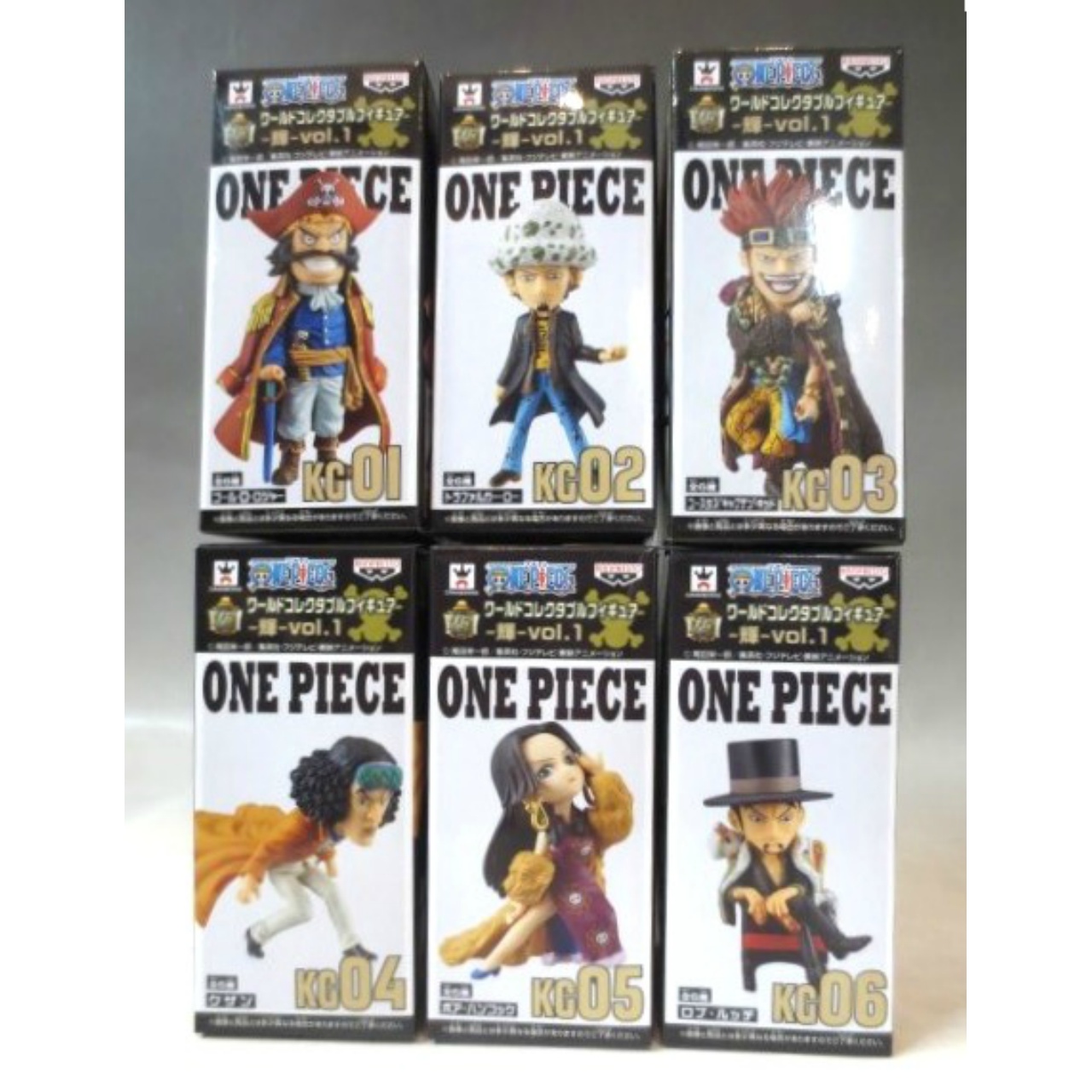 OnePiece World Collectable Figure -Kagayaki- Vol.1 - set of 6