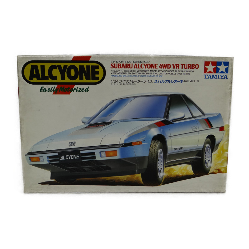 タミヤ 1/24 スポーツカーシリーズ 67 スバル アルシオーネ4WD・VRターボ クイックモーターライズ