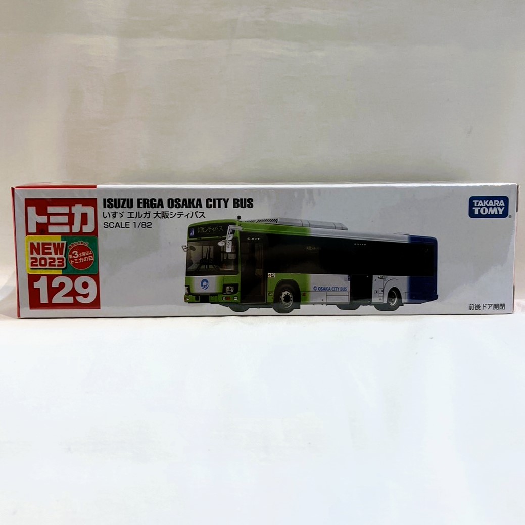 タカラトミー ロングタイプトミカ 赤箱 129 いすゞ エルガ 大阪シティバス 2023年発売版