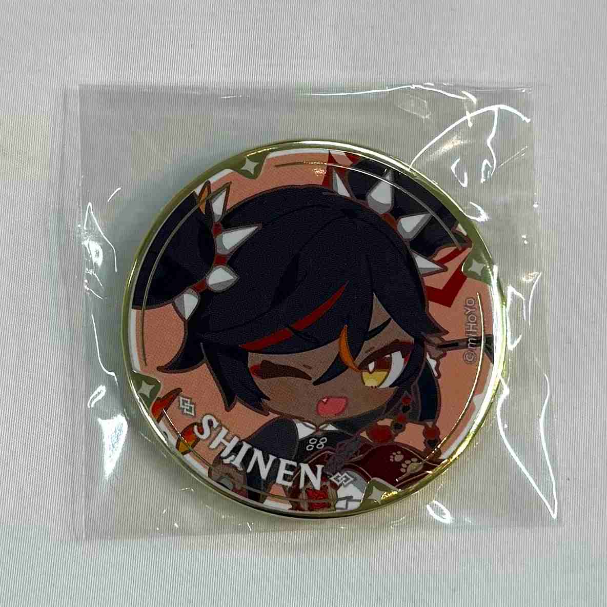 Genshin Impact x Sweets Paradise -Rock and Flower Festival- Chibi Character Trading badge Xinyan