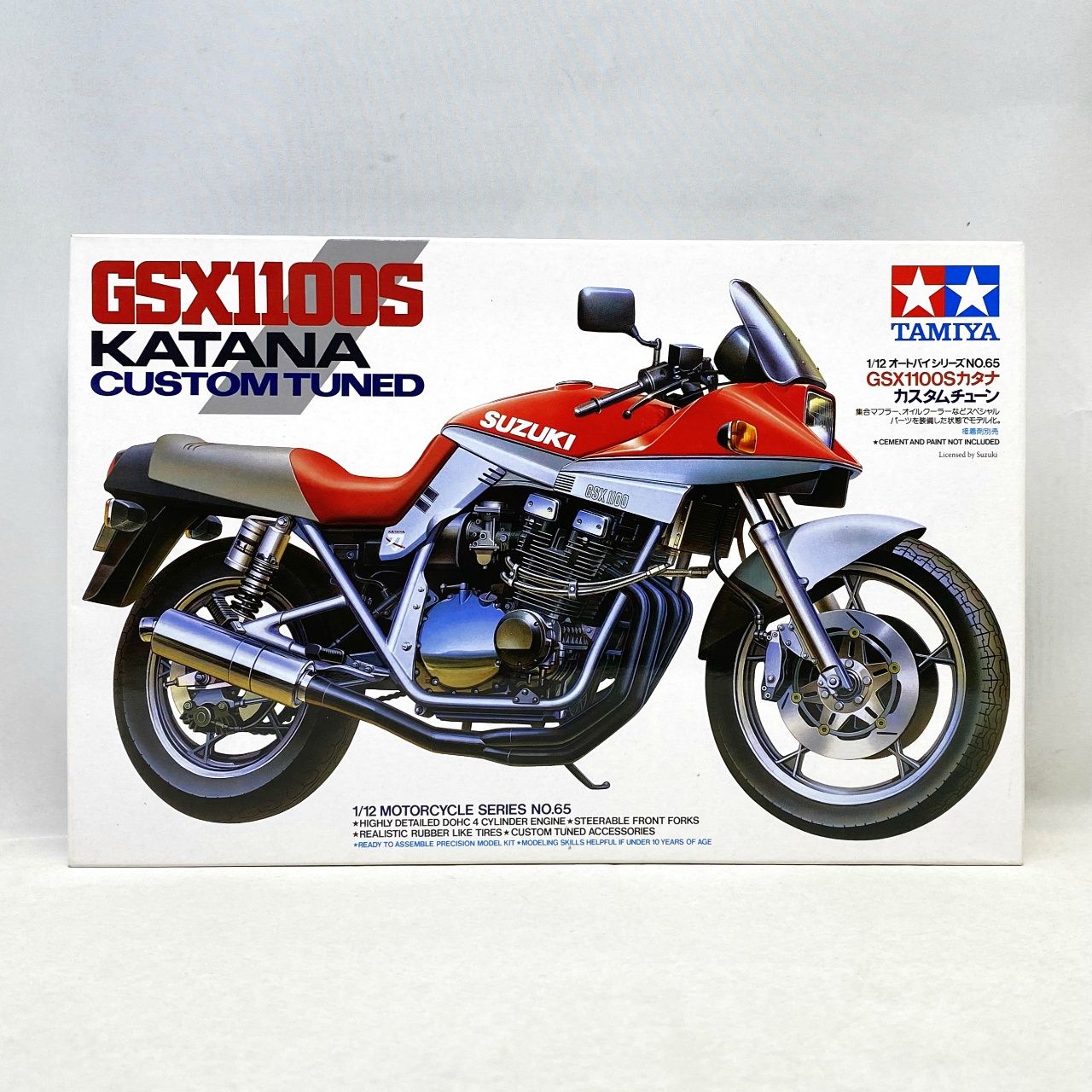 TAMIYA Plastic Model 1/12 Suzuki GSX1100S Katana Custom Tune