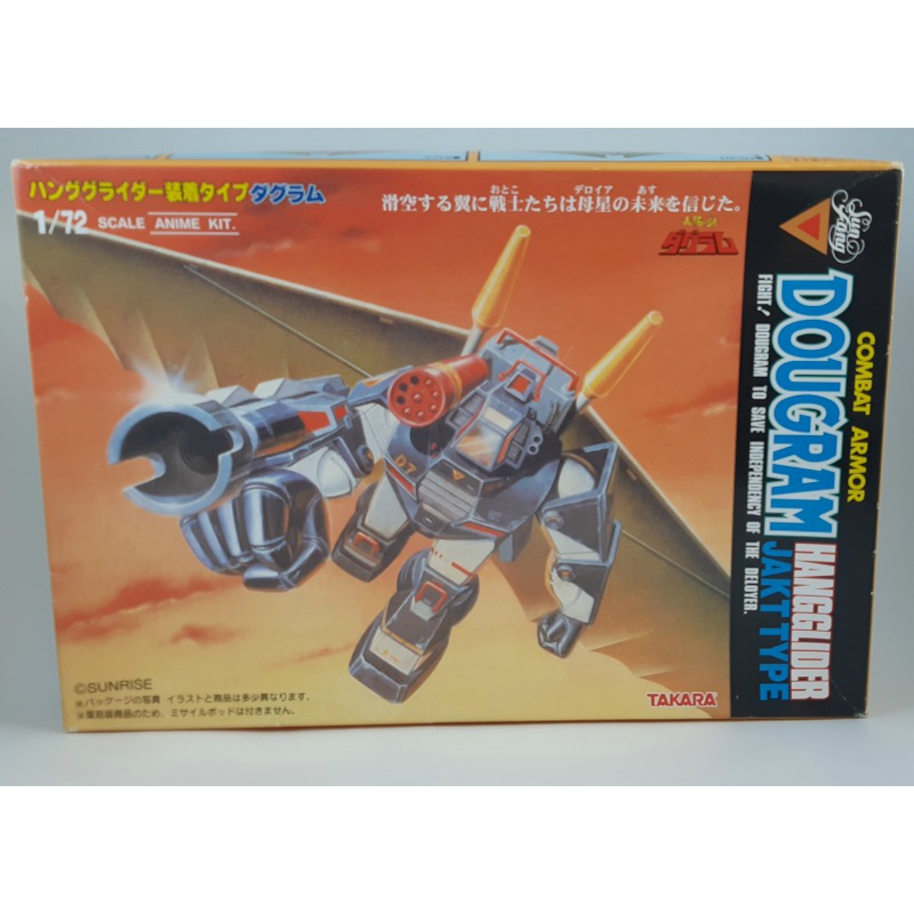 TAKARA Plastic Model Dougram 1/72 Combat Armor Dougram Hangglider Jakt Type (Re-release)