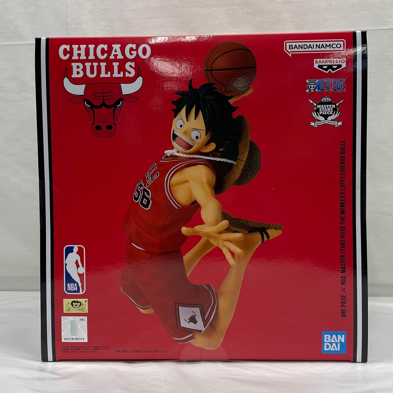 バンダイ ONE PIECE ×NBA MASTER STARS PIECE THE MONKEY.D.LUFFY CHICAGO BULLS (シカゴ・ブルズ)