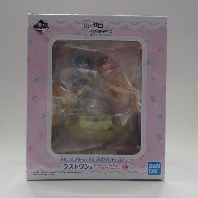 Ichiban Kuji Re:Zero - Starting Life in Another World Sweet Spring [Last One Prize] Rem and Ram Figure -Last One Ver.-