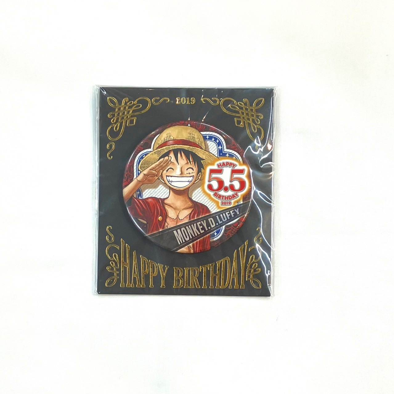 ワンピース バースデイ缶バッジ (2019) モンキー・D・ルフィ