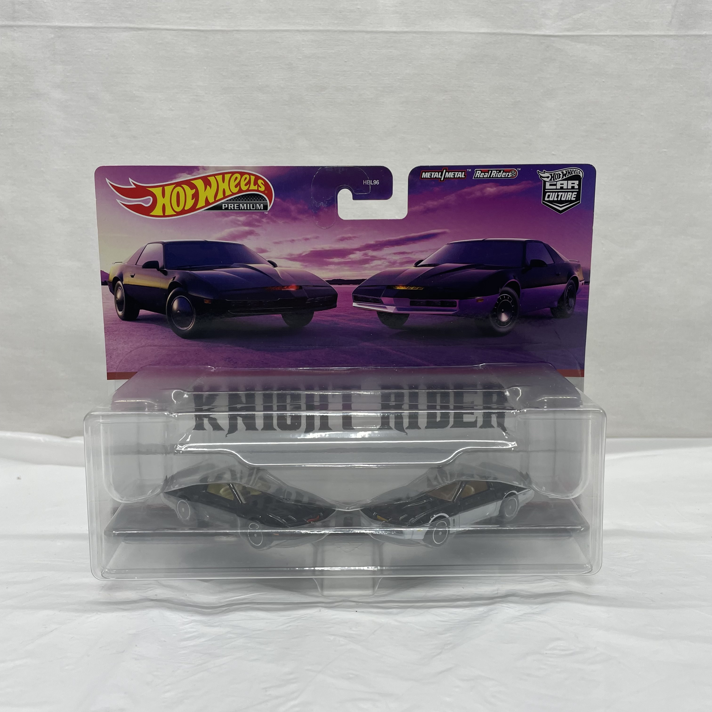 マテル ホットウィールプレミアム ナイトライダー K.I.T.T.&K.A.R.R. 2台セット