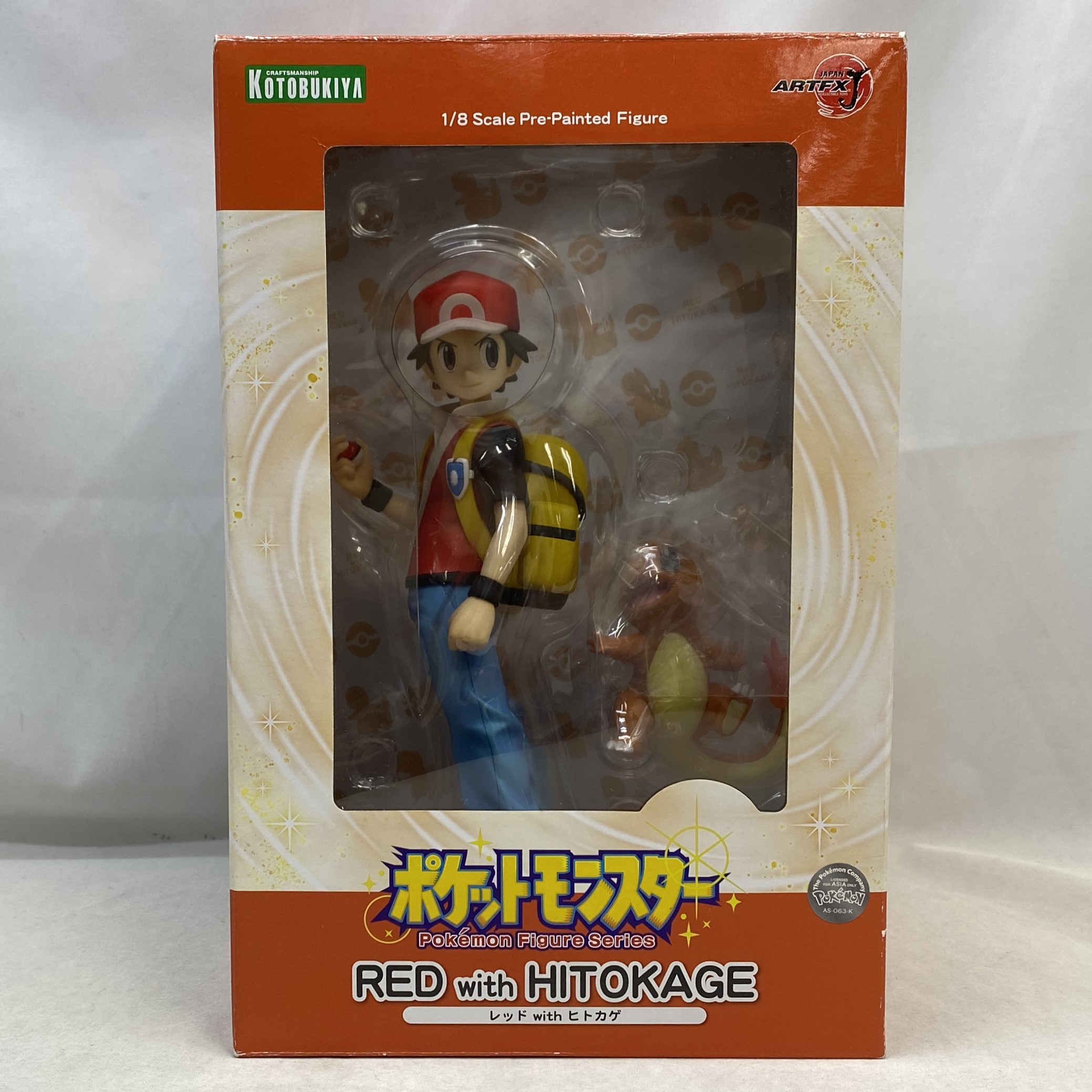 コトブキヤ ARTFX J レッド with ヒトカゲ 1/8 完成品フィギュア