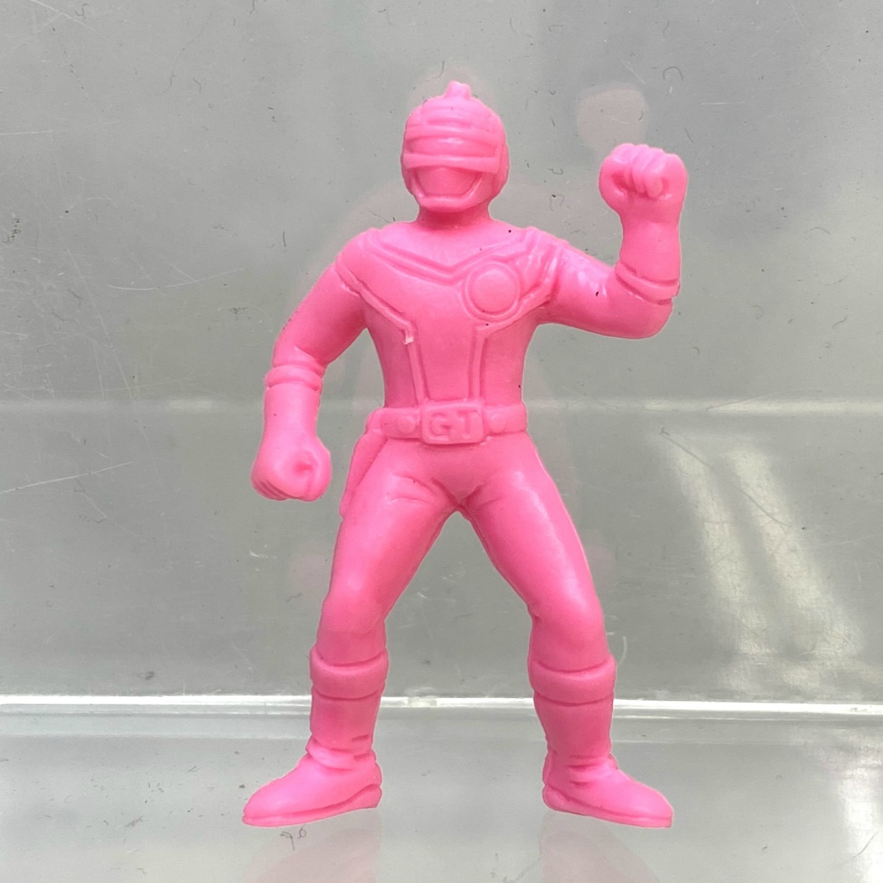 雪印ソーセージ 高速戦隊ターボレンジャー レッドターボ 消しゴム ピンク