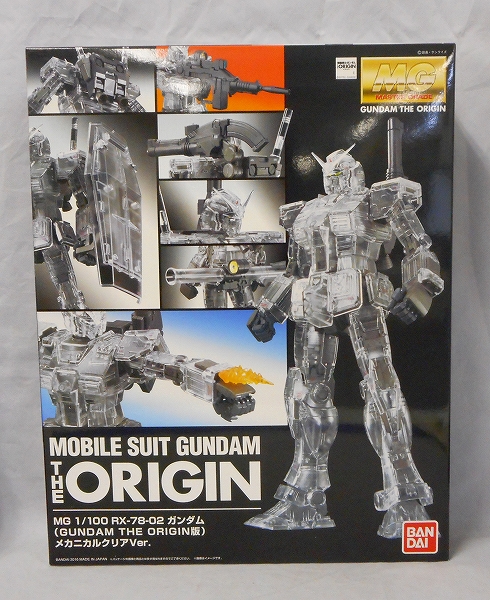 MG 1/100 RX-78-02 ガンダム(GUNDAM THE ORIGIN版) メカニカルクリアVer.