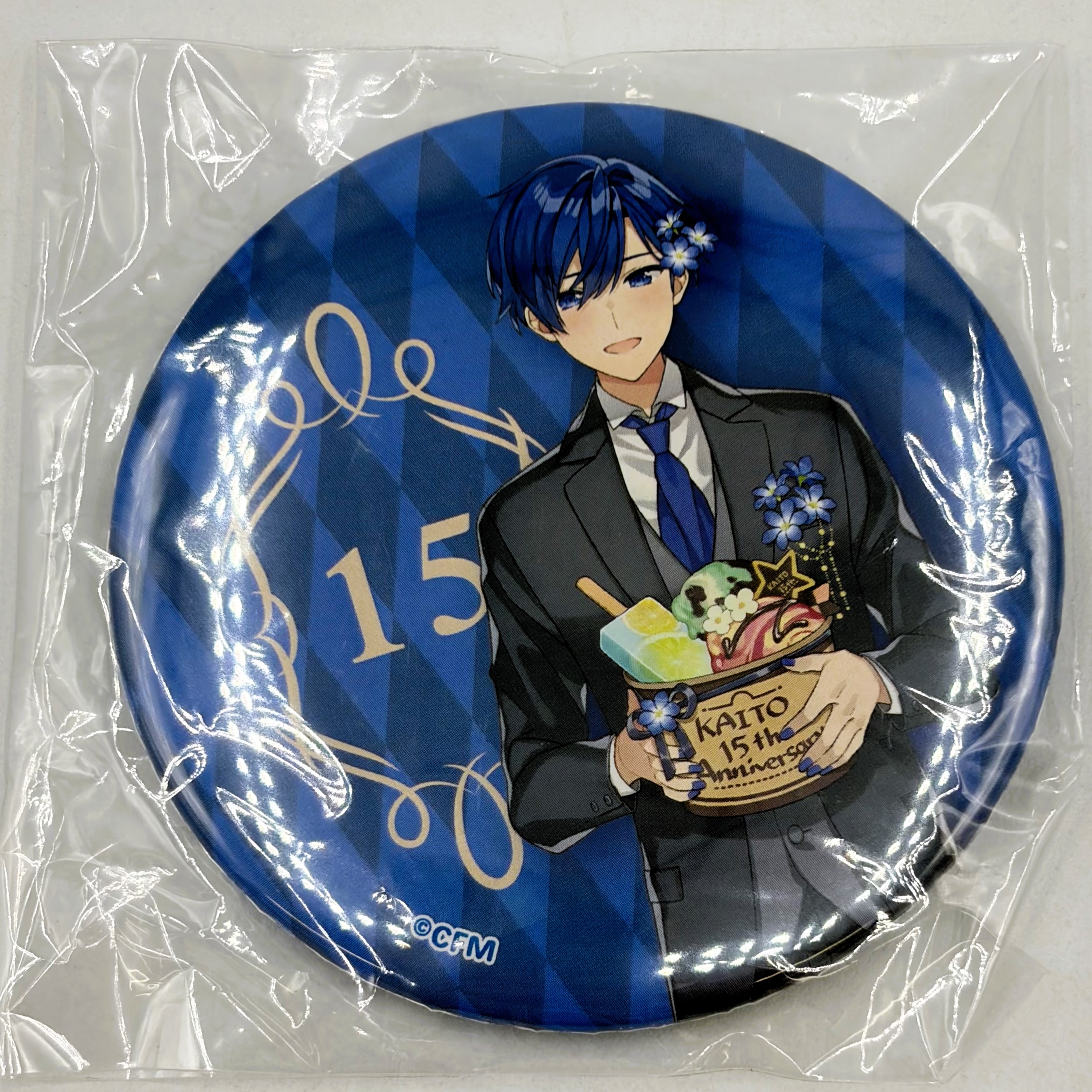 楽天コレクション KAITO 15th Anniversary E賞 缶バッジ(ノーマル) KAITO
