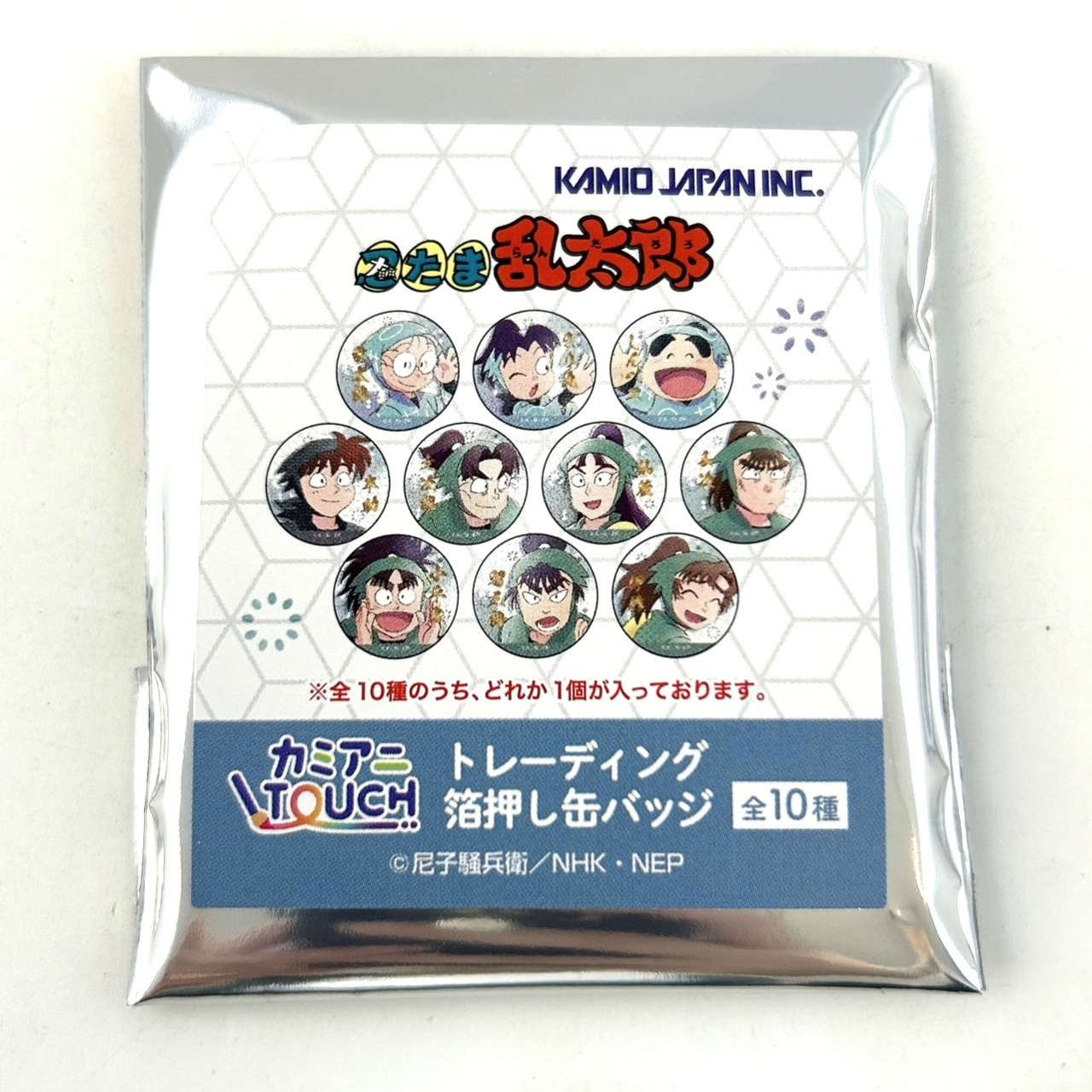 忍たま乱太郎 トレーディング箔押し缶バッジ/カミアニTOUCH2【単品】