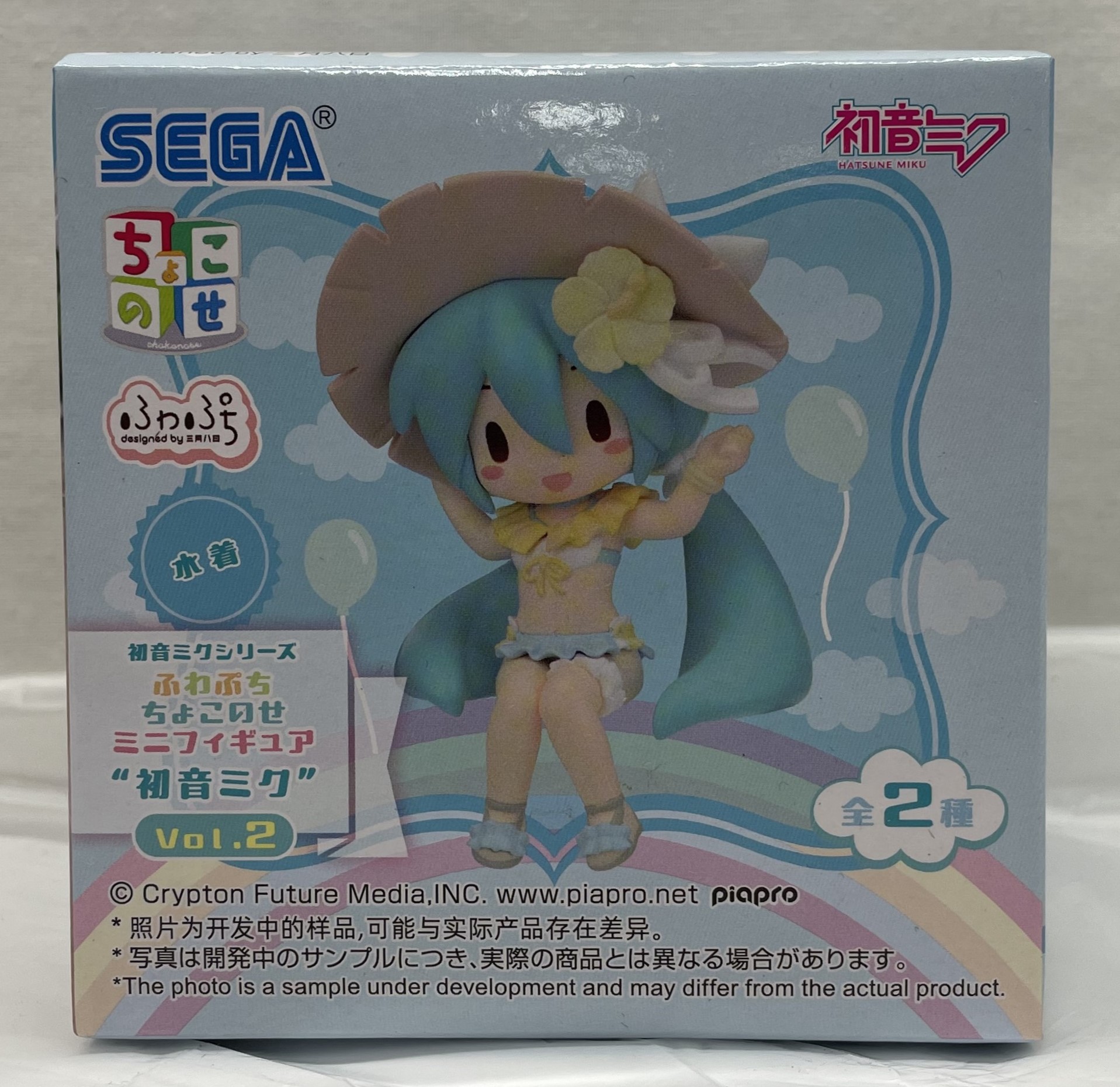 セガ 初音ミクシリーズ ふわぷちちょこのせミニフィギュア “初音ミク”Vol.2 水着
