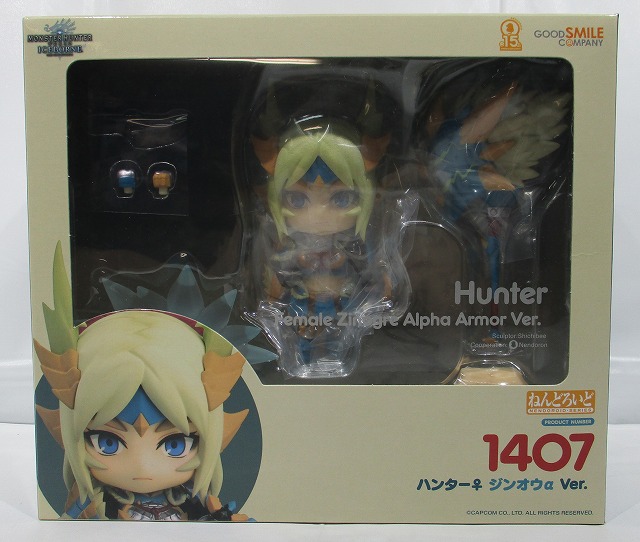 ねんどろいど No.1407 ハンター♀ ジンオウα Ver.(モンスターハンターワールド:アイスボーン)