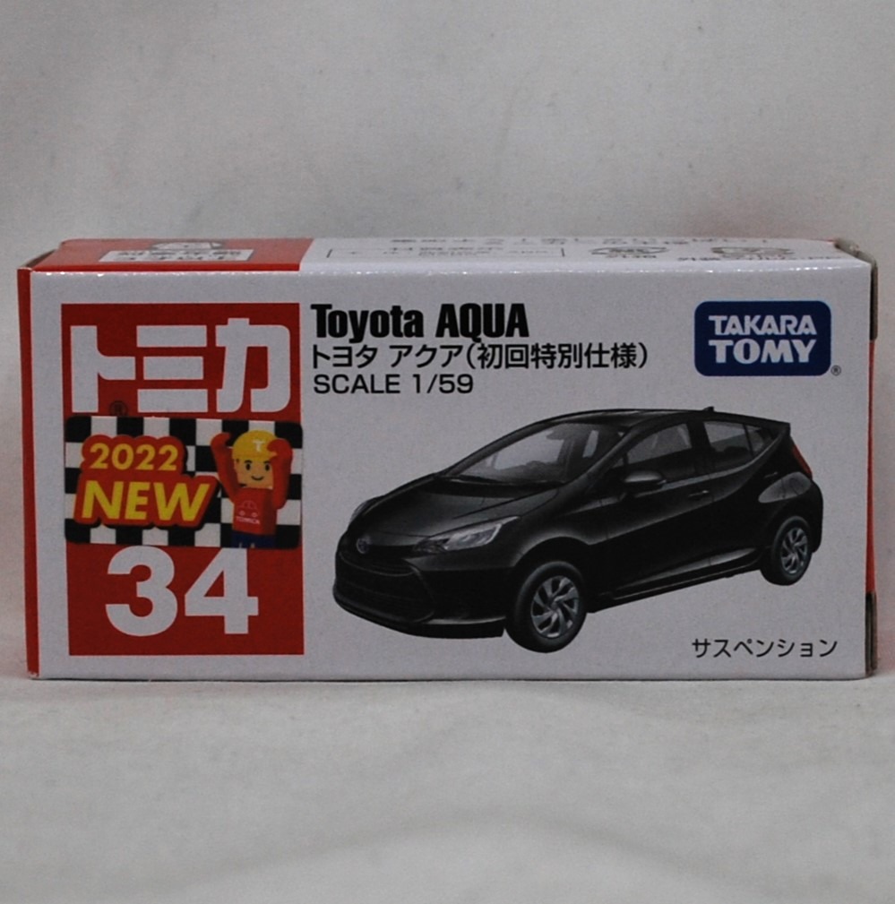 タカラトミー トミカ No.34 トヨタ アクア (初回特別仕様)