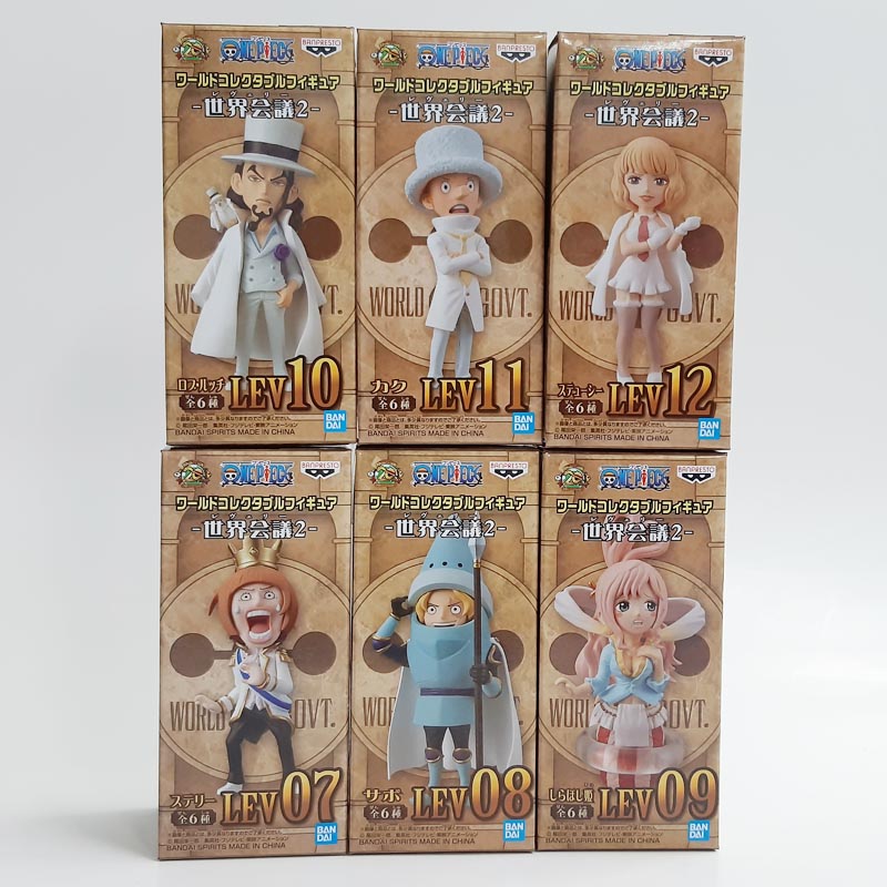 ワンピース ワールドコレクタブルフィギュア -世界会議(レヴェリー)2- 6種セット 39848