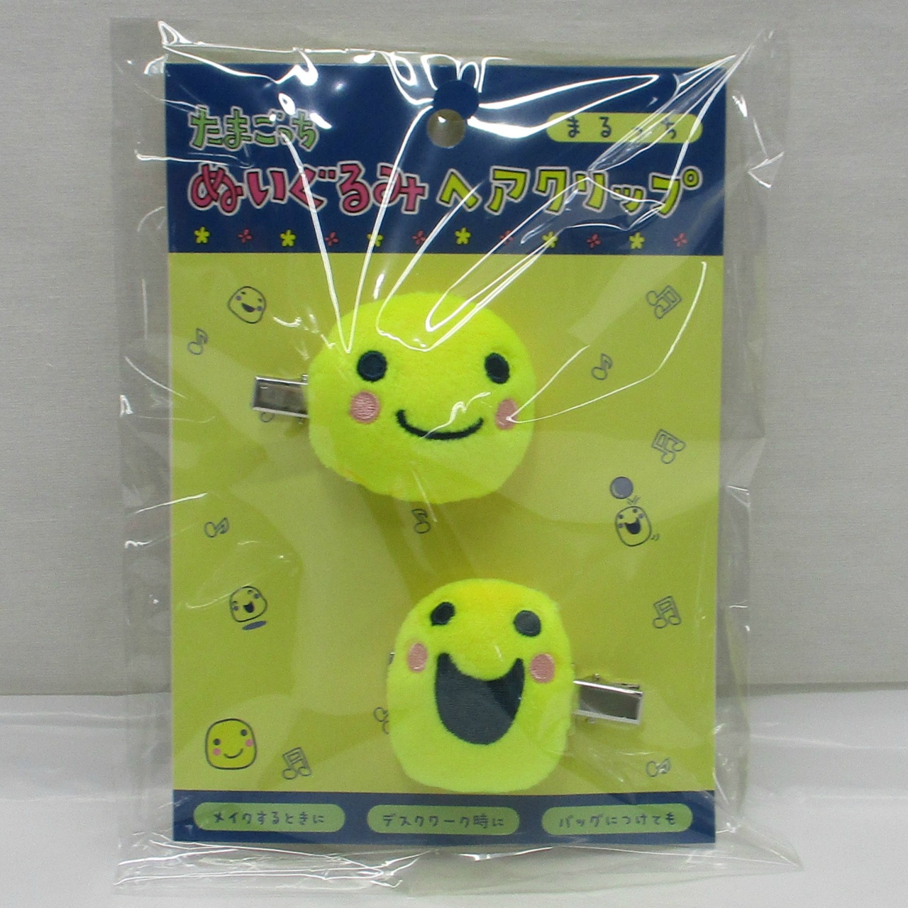 NIC たまごっち ぬいぐるみ ヘアクリップ まるっち