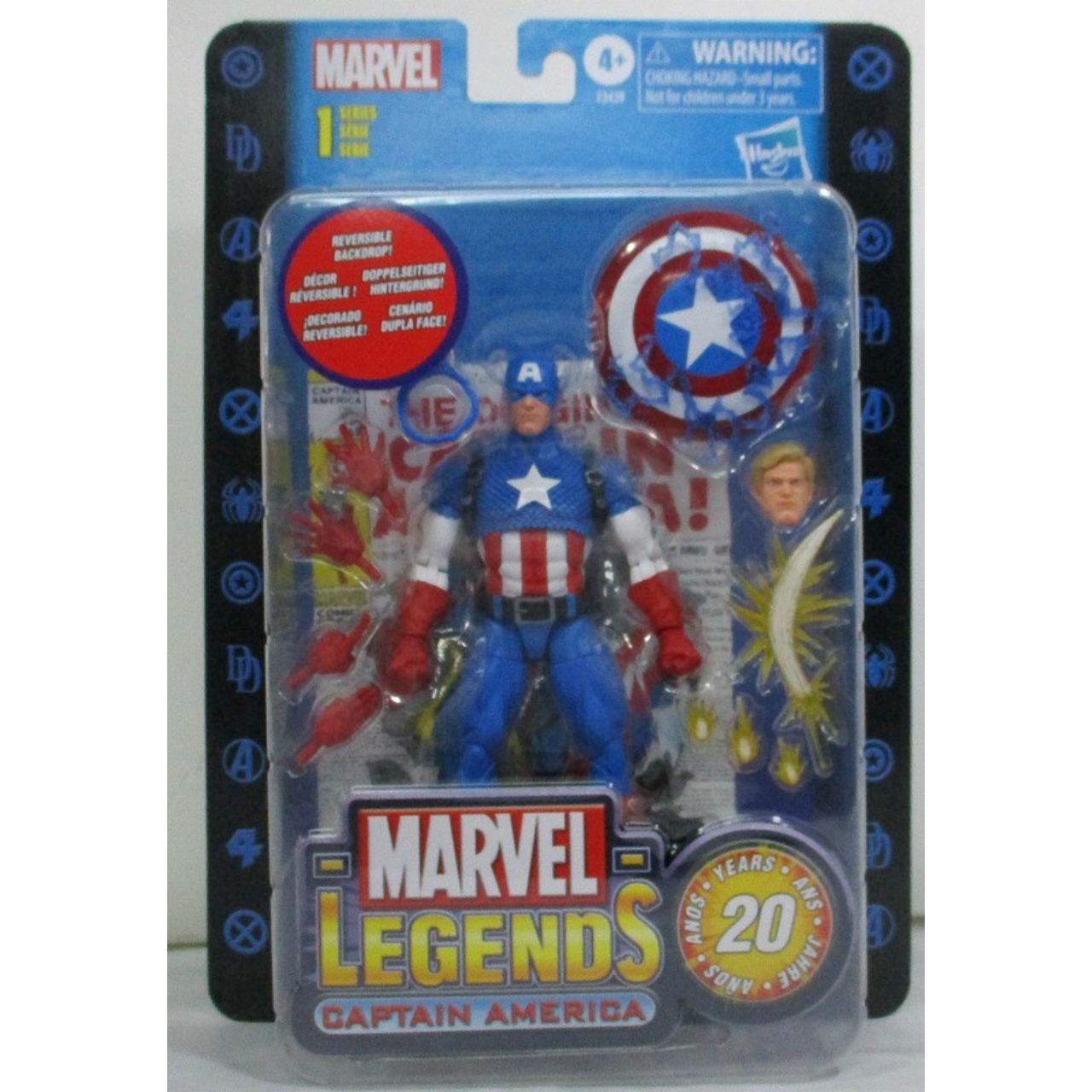 ハズブロ マーベルレジェンド 20周年記念 シリーズ1 キャプテン・アメリカ 6インチアクションフィギュア