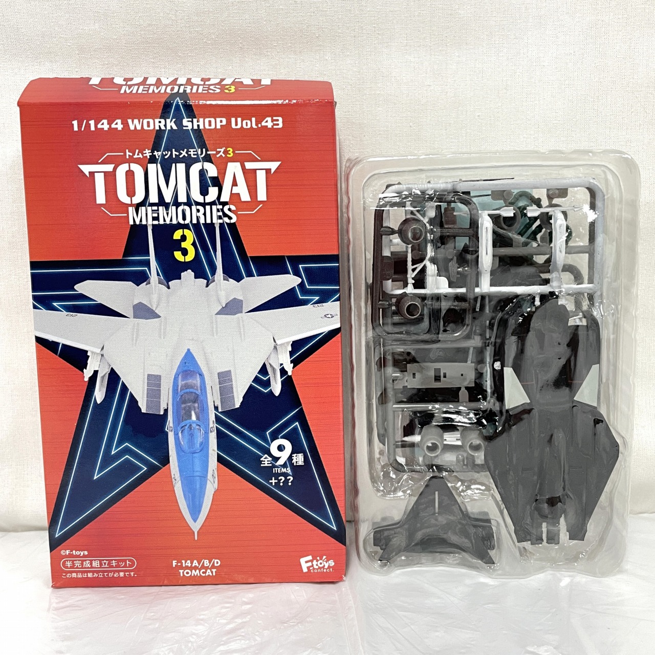 エフトイズ 1/144 トムキャットメモリーズ3 9.F-14D アメリカ海軍 第9試験評価飛行隊「ヴァンパイアズ」