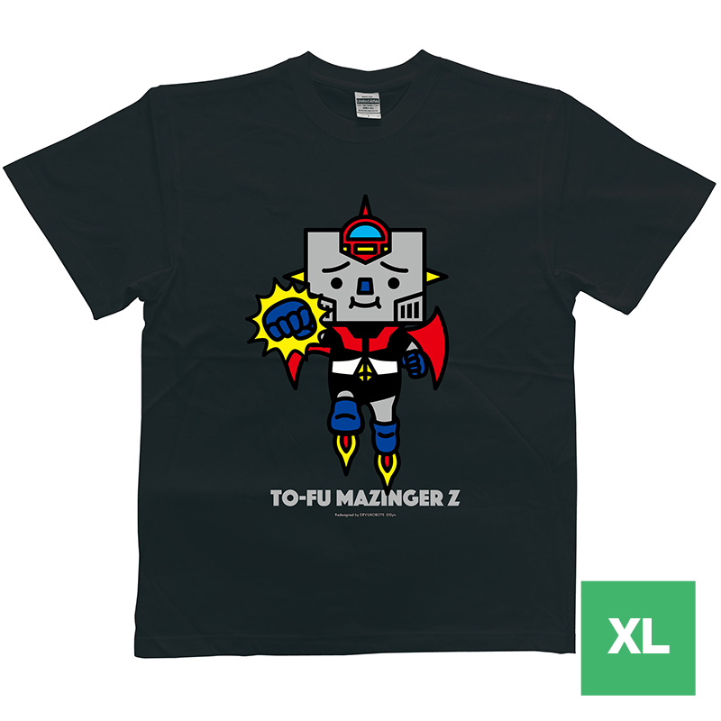 DEVILROBOTS TO-FU MAZINGER Z Tシャツ (黒) XLサイズ