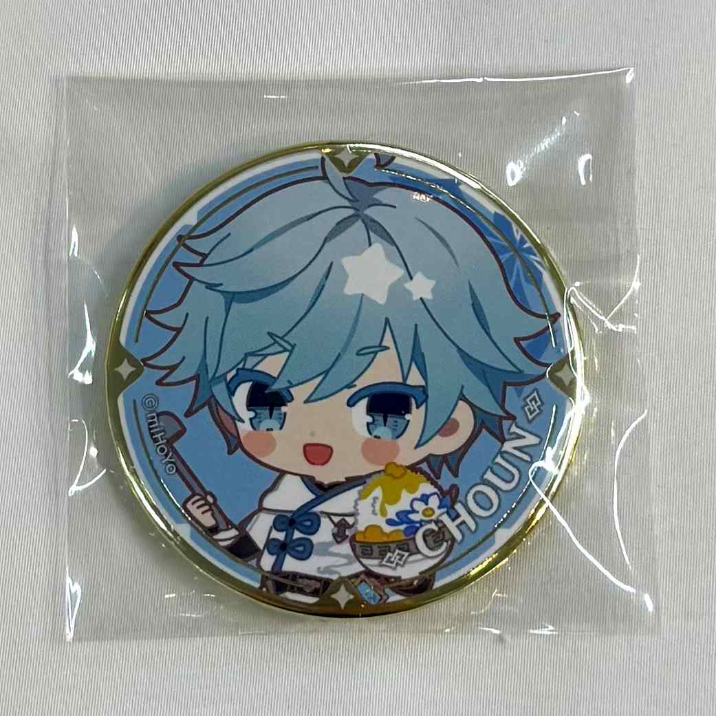 Genshin Impact x Sweets Paradise -Rock and Flower Festival- Chibi Character Trading badge Chongyun