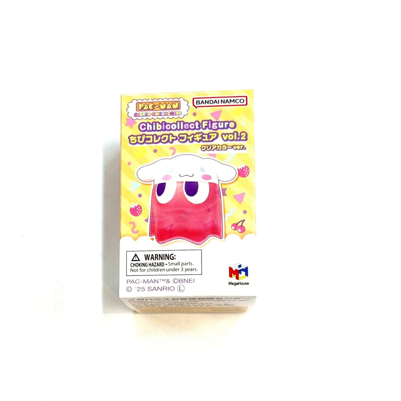 パックマン×サンリオキャラクターズ ちびコレクトフィギュアVol.2 クリアカラーver. 単品