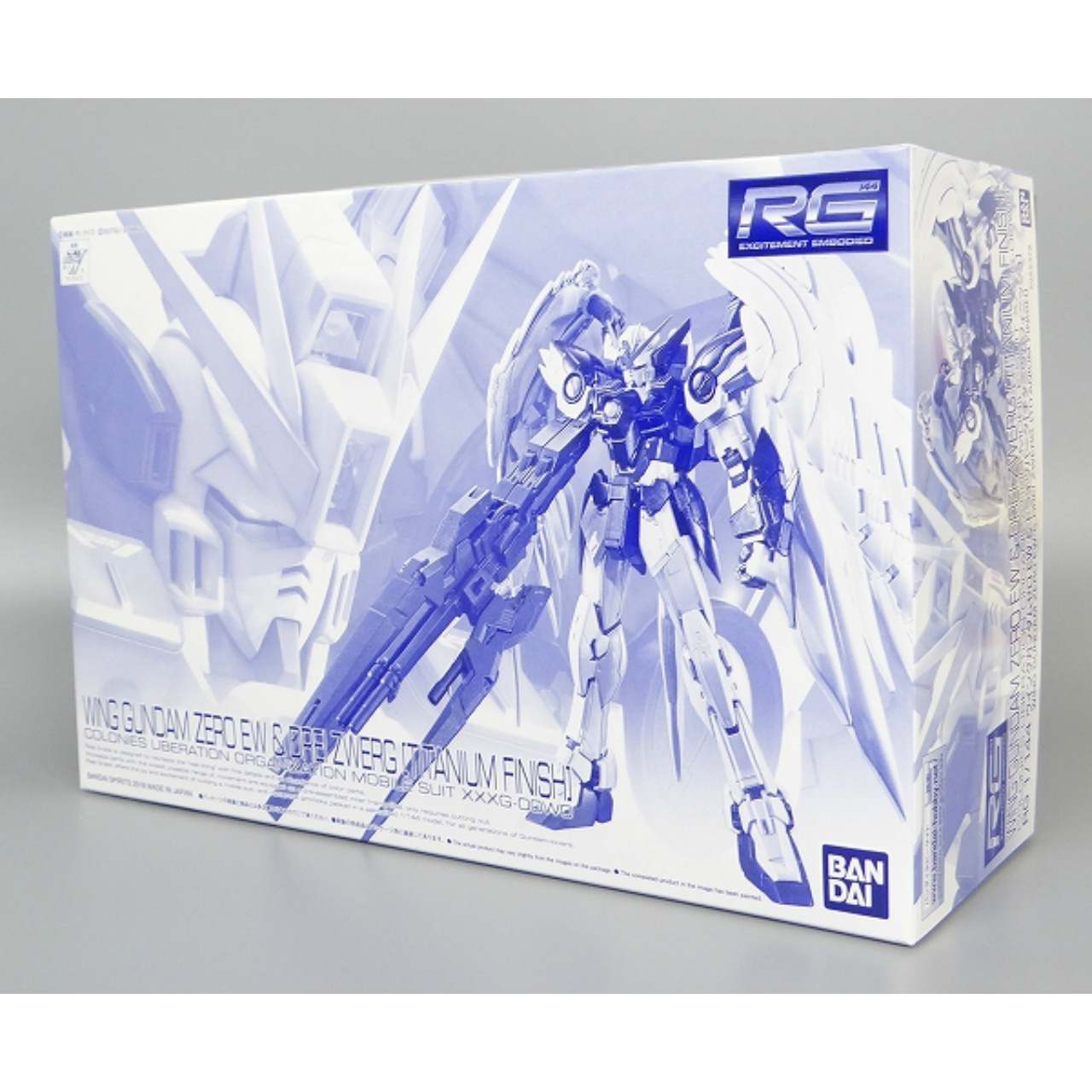 RG (リアルグレード) 1/144 XXXG-00W0 ウイングガンダムゼロ EW&ドライツバーク[チタニウムフィニッシュ]