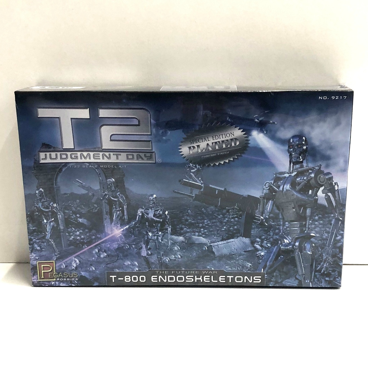 PEGASUS HOBBIES(ペガサスホビー) 1/32 ターミネーター2 T-800 エンドスケルトン (5体セット) クロームメッキ仕様