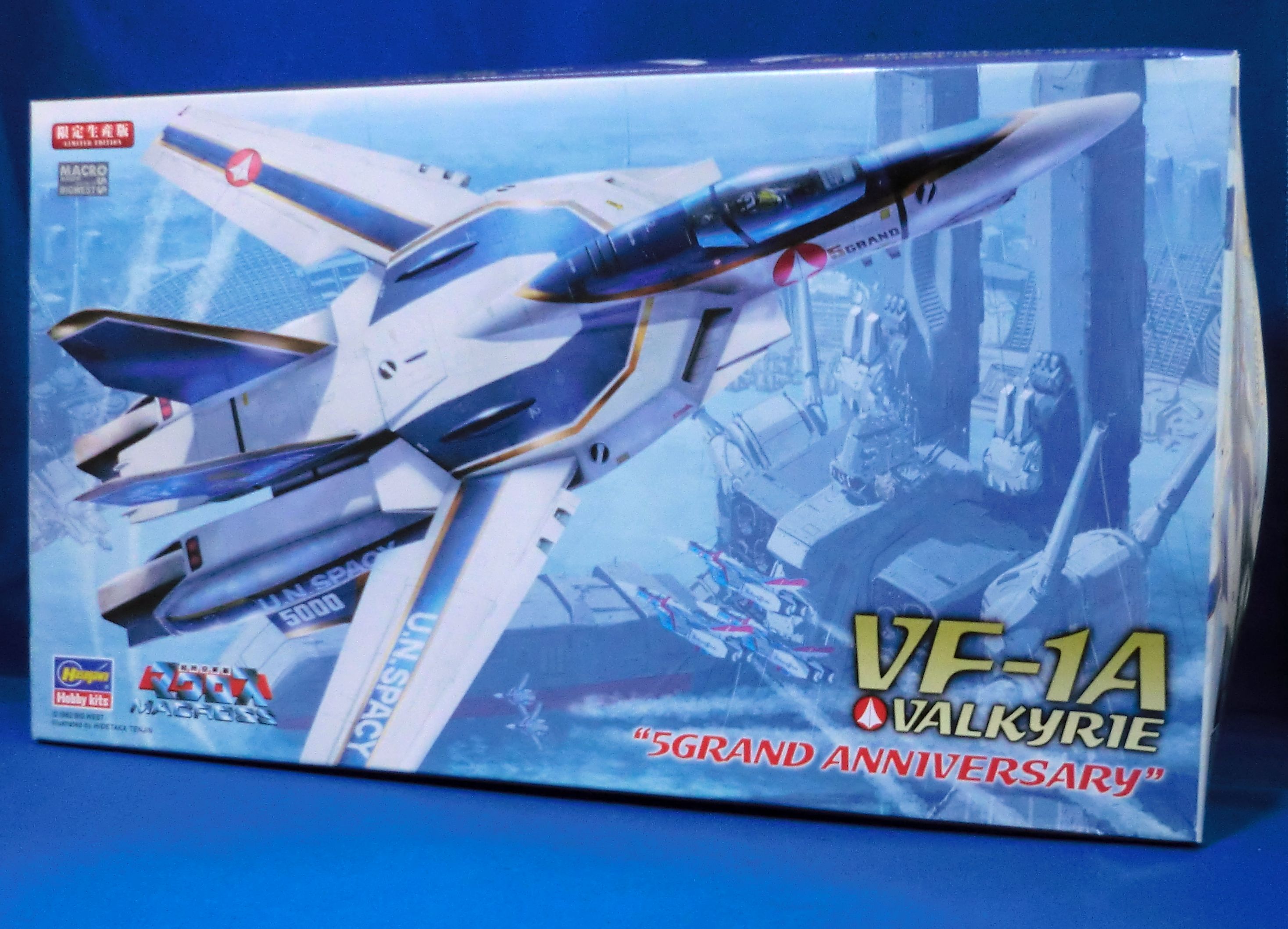 Hasegawa Plastic Model Macross 1/72 VF-1A Valkyrie 5000th Production Special Marking