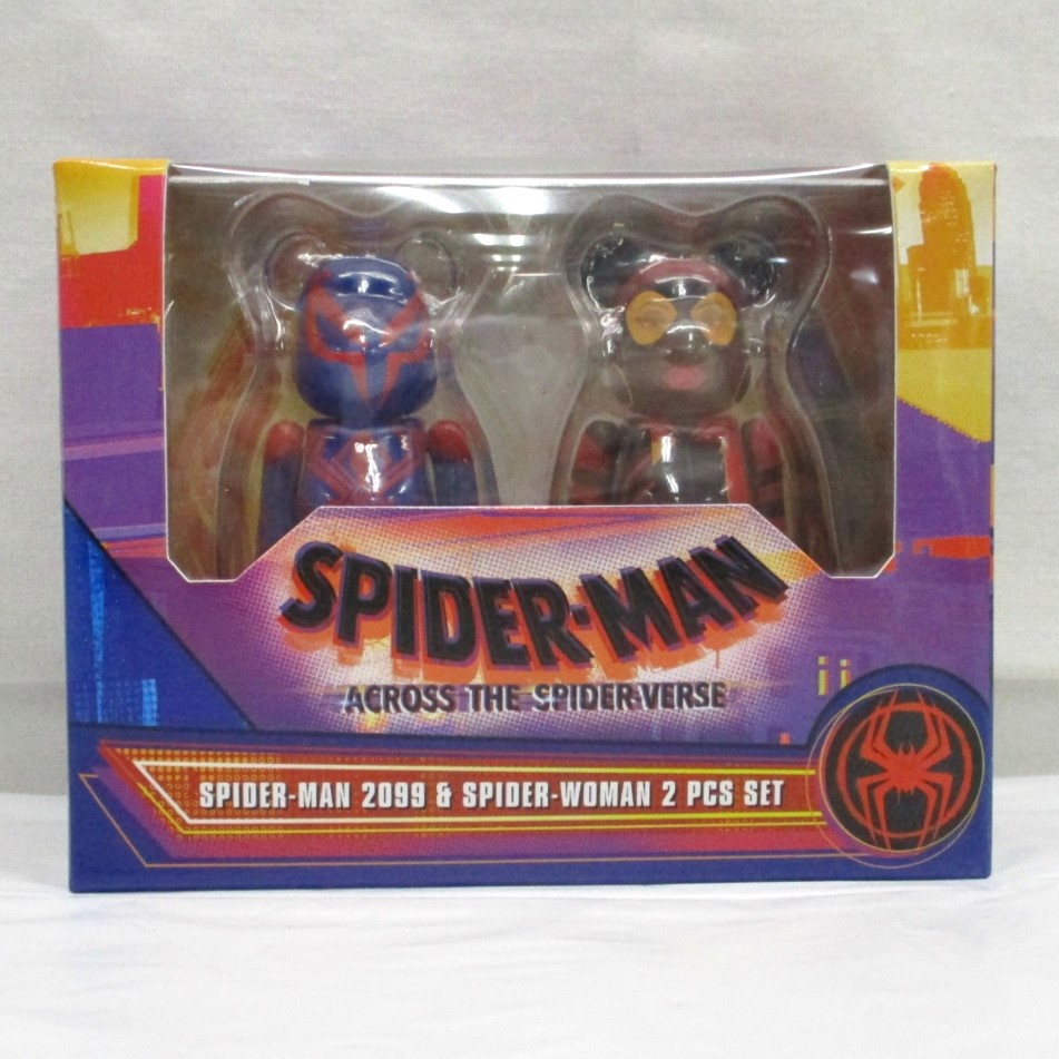 BE@RBRICK SPIDER-MAN2099&SPIDER-WOMAN 2PCS SET