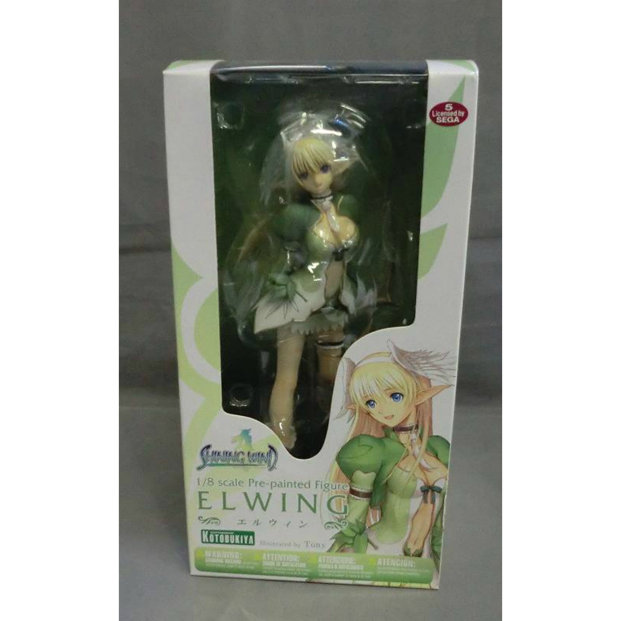 コトブキヤ シャイニング・ウィンド 1/8 エルウィン PVCフィギュア