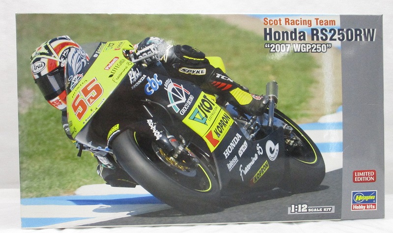 ハセガワ 1/12 スコットレーシングチーム ホンダ RS250RW”2007 WGP250”