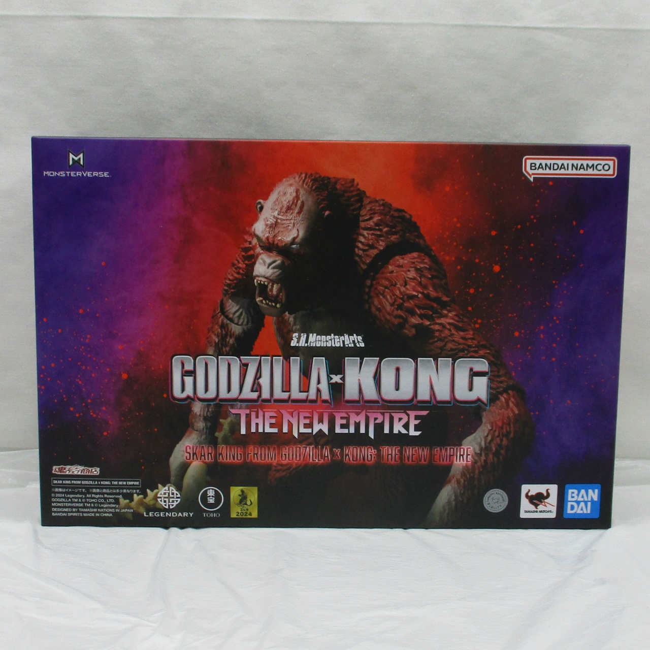 S.H.MonsterArts GODZILLA (2024) EVOLVED Ver. SKAR KING FROM GODZILLA × KONG: THE NEW EMPIRE