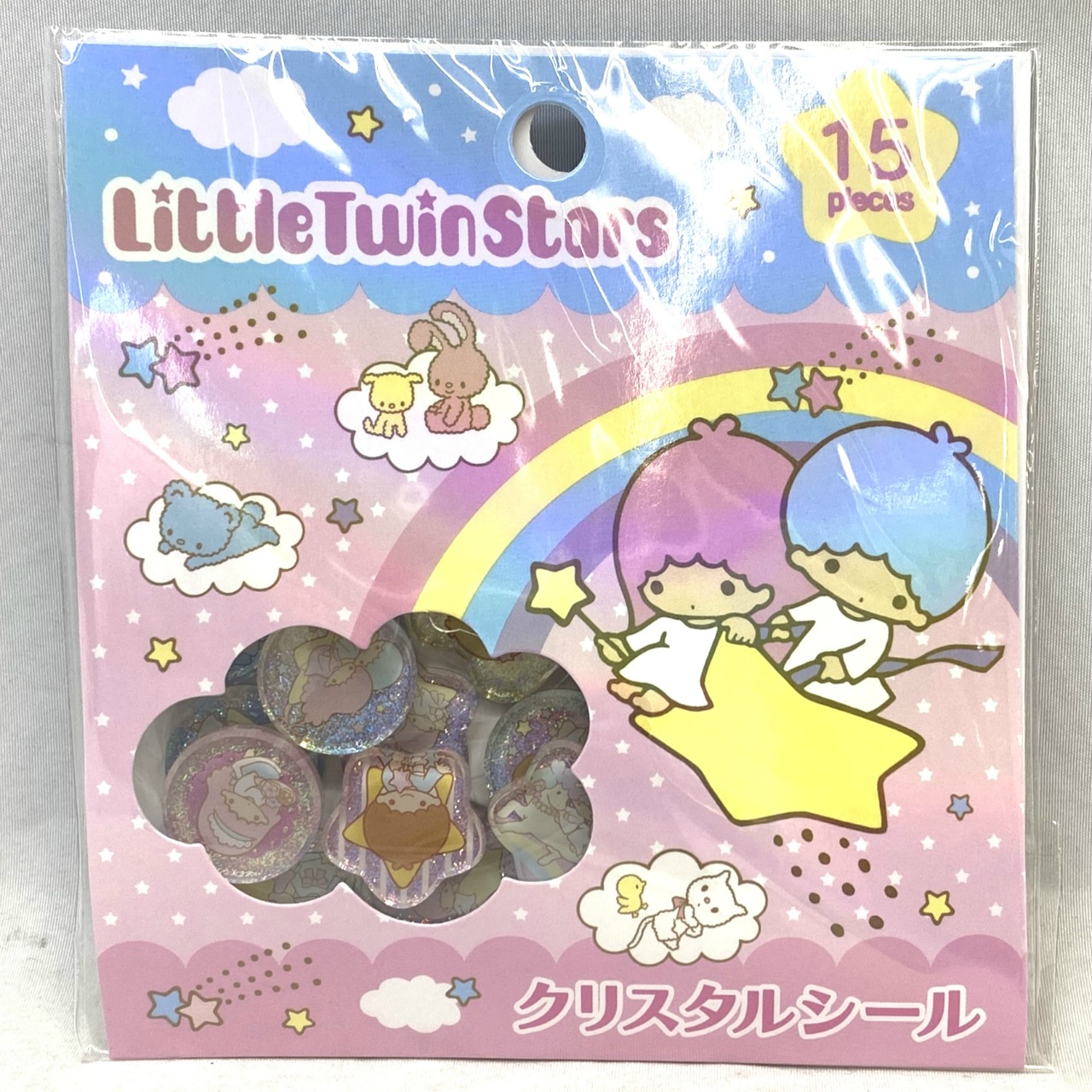 サンリオキャラクターズ リトルツインスターズ クリスタルシール キキ&ララ