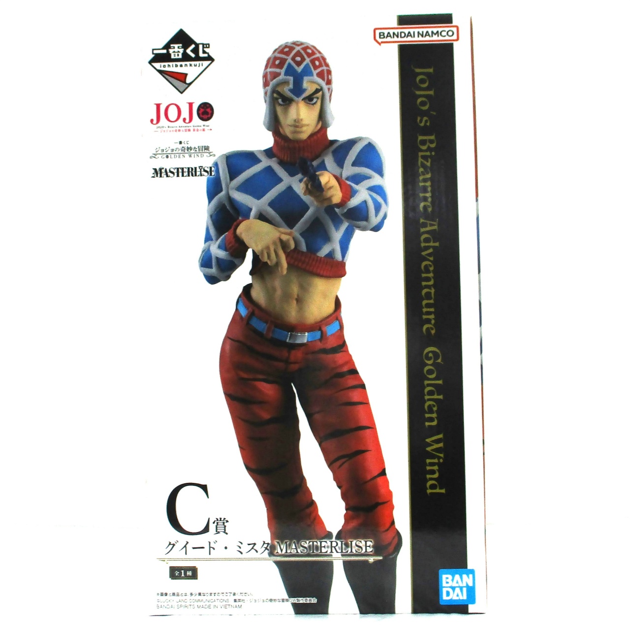 一番くじ ジョジョの奇妙な冒険 GOLDEN WIND C賞 グイード・ミスタ MASTERLISE