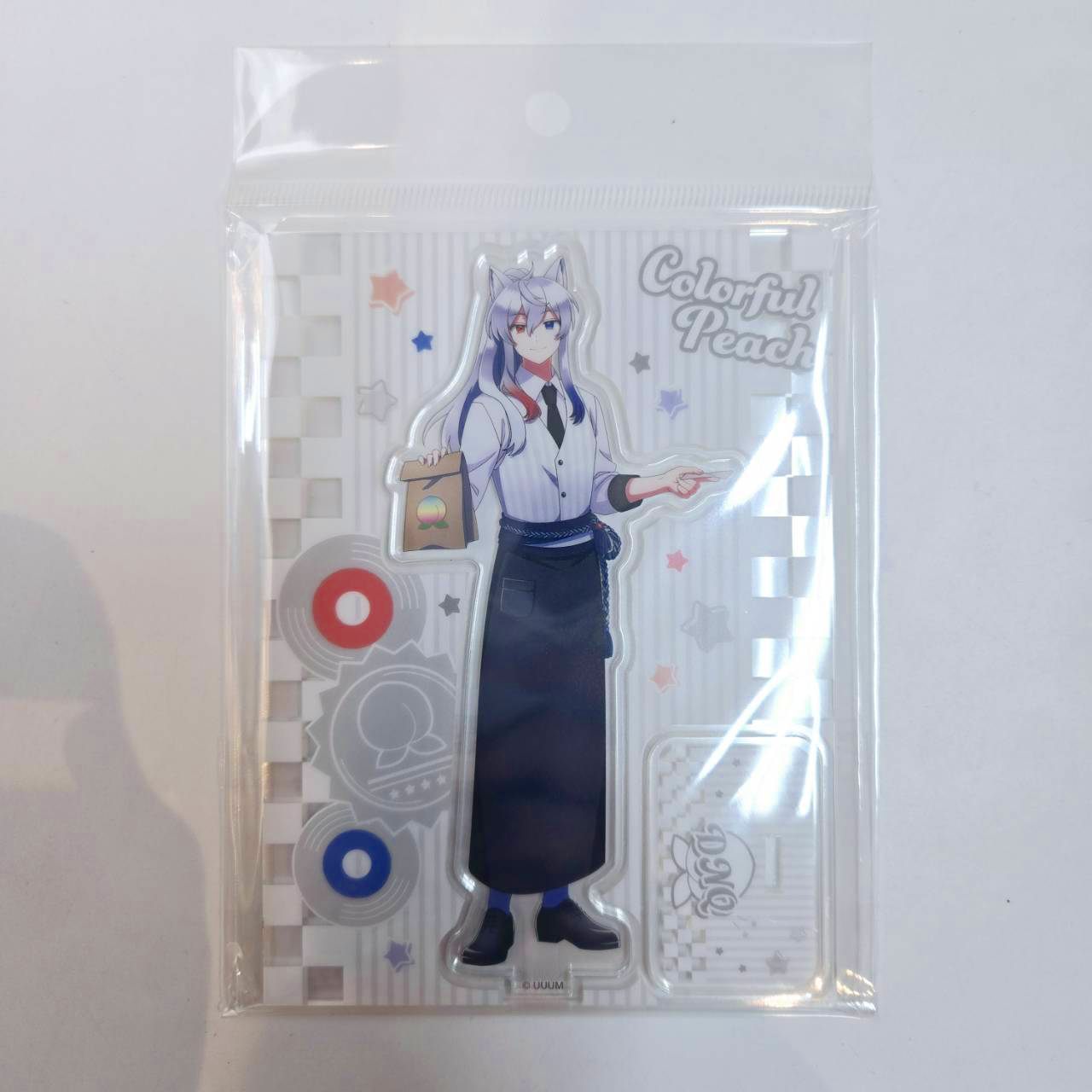Colorful Peach Acrylic Stand Diner Donuku
