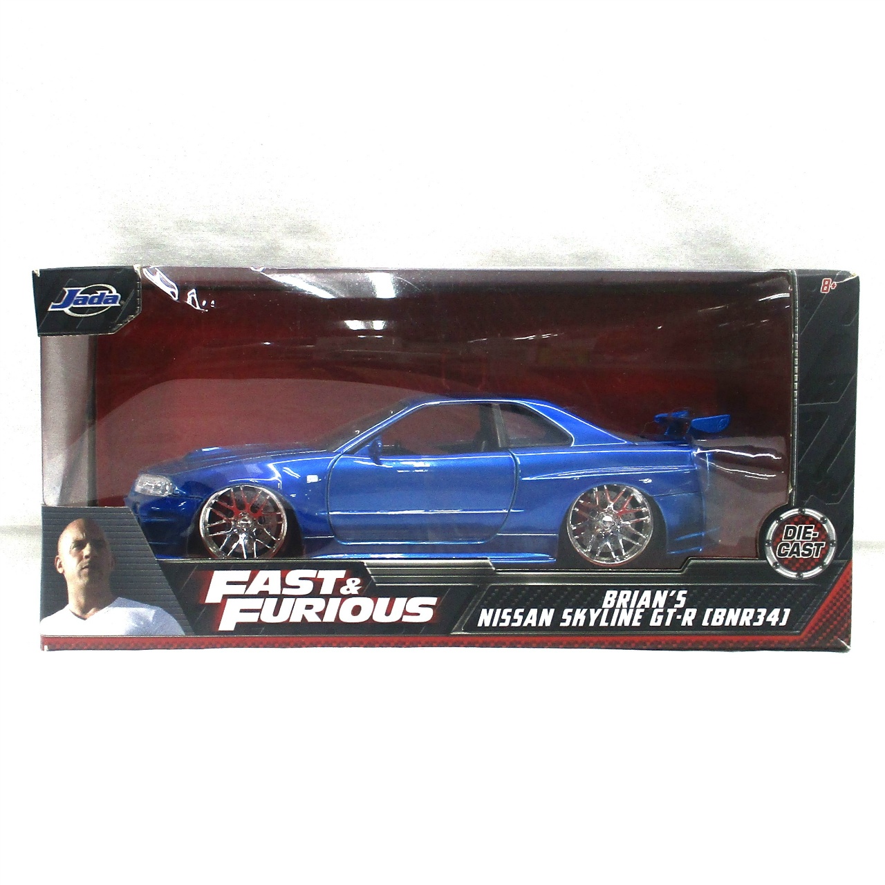 JADA TOYS 1/24 ワイルドスピード スカイライン GT-R [BNR34](ブライアン・オコナー)