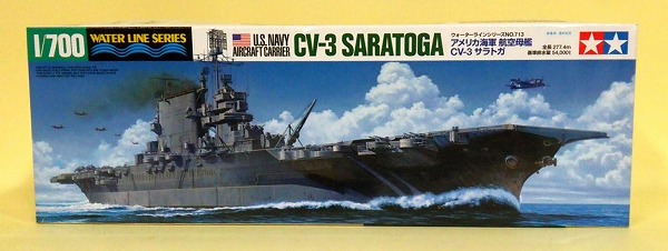 TAMIYA 1/700 U.S. Navy Aircraft Carrier CV-3 SARATOGA