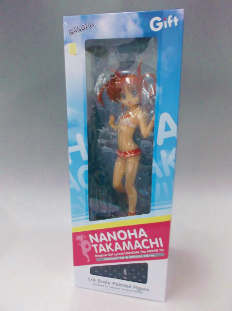 GIFT Magical Girl Lyrical Nanoha The MOVIE 1st Takamachi Nanoha Swimsuit Ver. 1/4 PVC