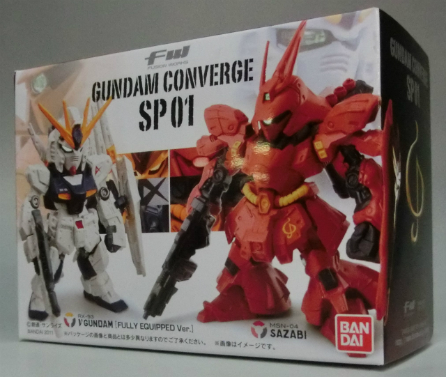FW Gundam Converge SP01 νGundam and Sazabi