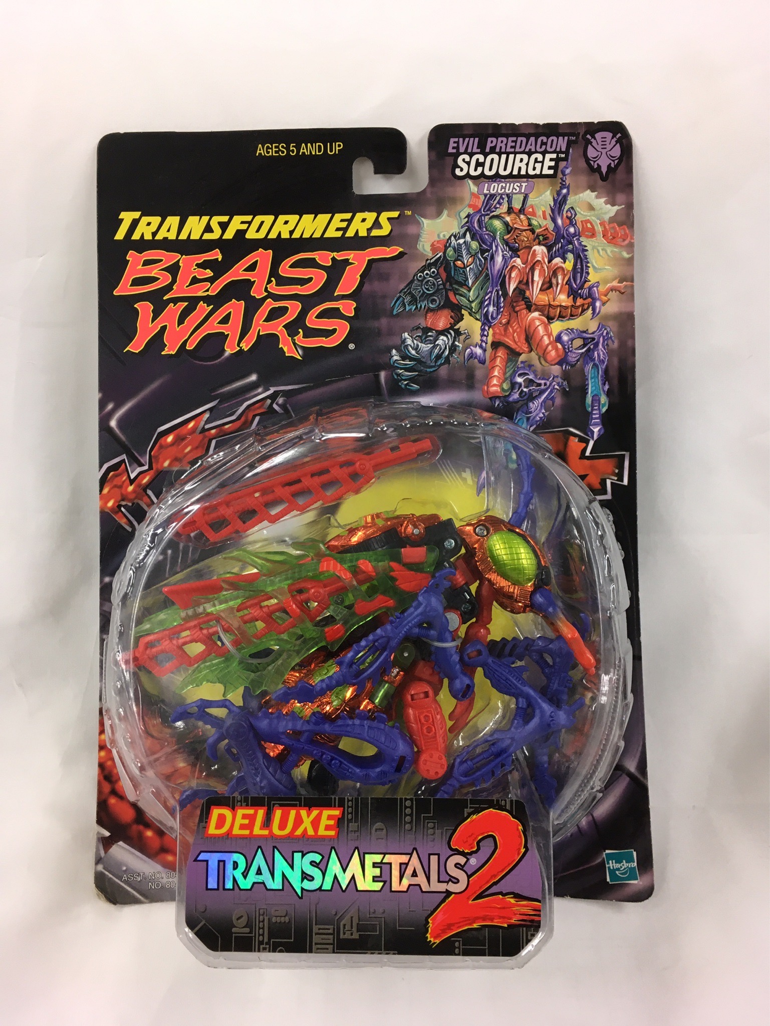 Takara Transformers Beast Wars Trans Metals 2 Scourge (Mecha Grasshopper)