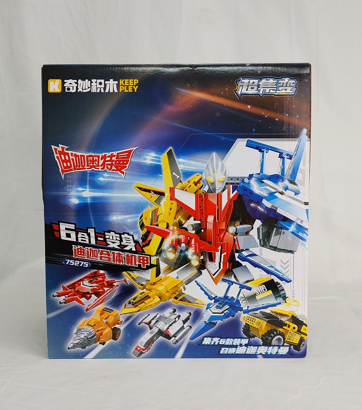 奇妙KEEPPLEY ブロックフィギュア ウルトラマンティガ 合体メカ 単品