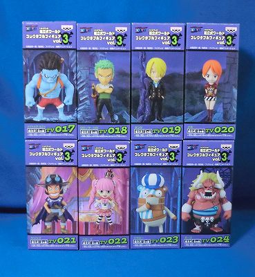ワンピース ワールドコレクタブルフィギュアVol.3 8種セット 46605