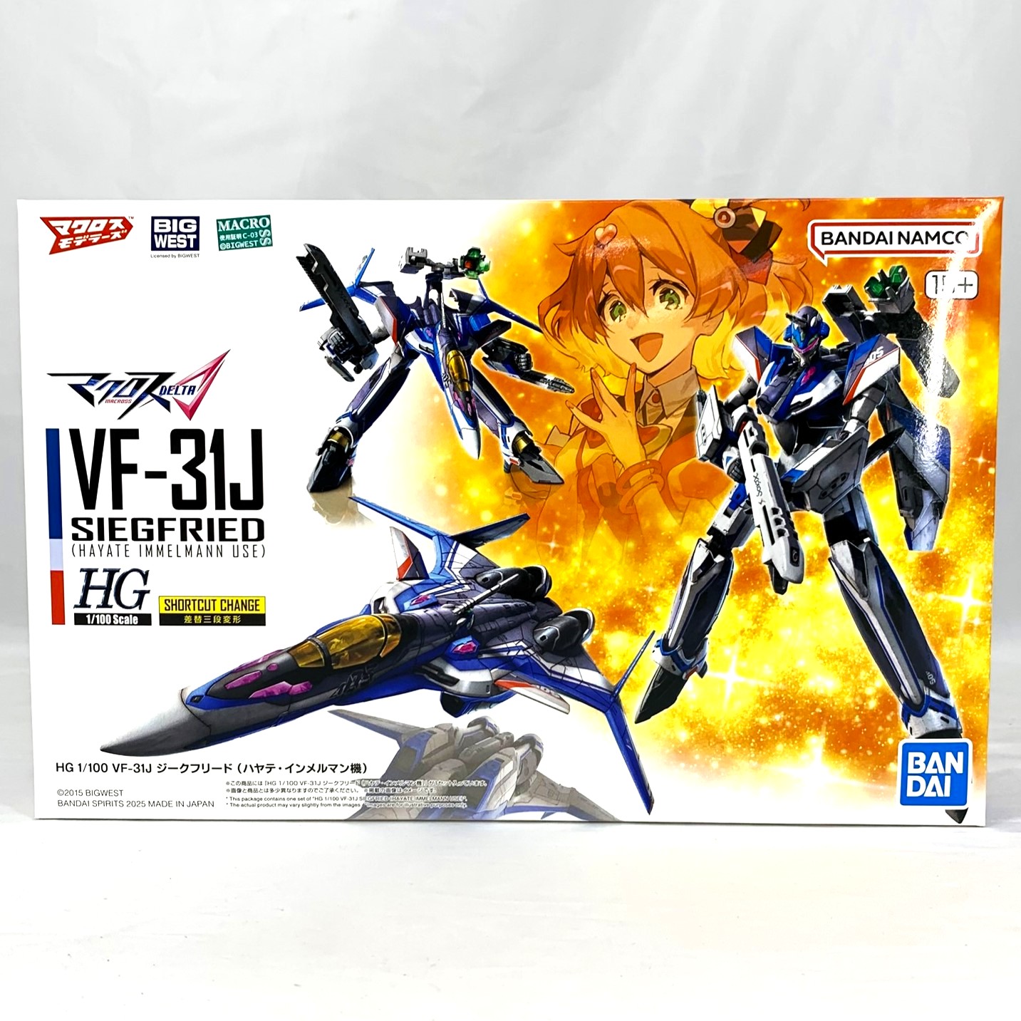 HG 1/100 VF-31J ジークフリード(ハヤテ機)