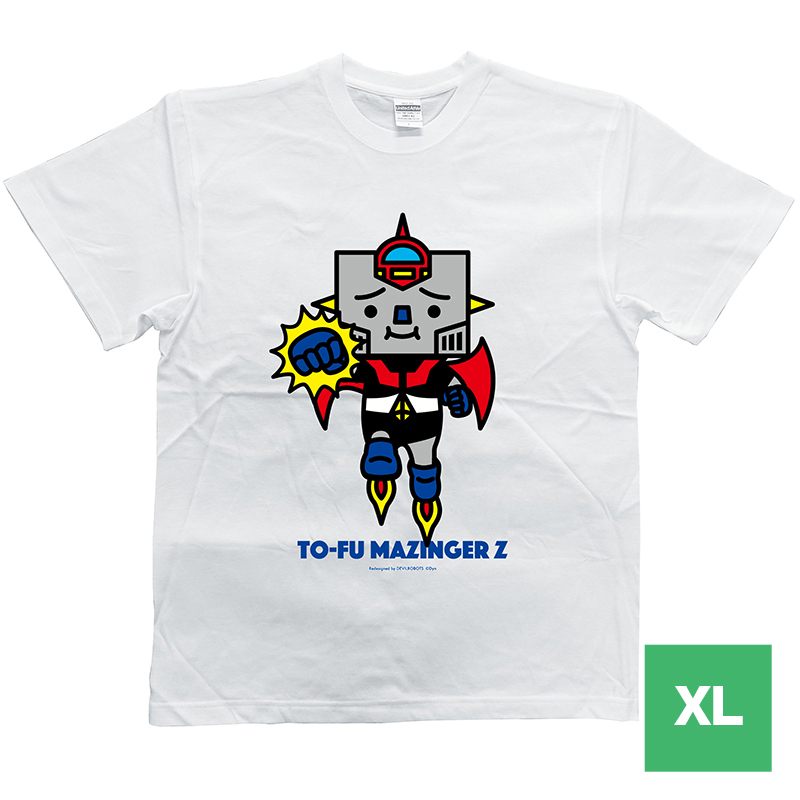 DEVILROBOTS TO-FU MAZINGER Z Tシャツ (白) XLサイズ