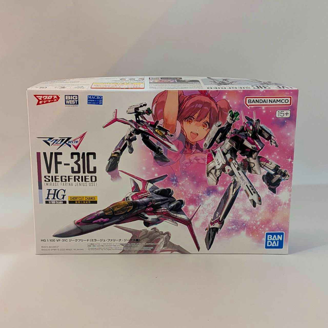 HG 1/100 VF-31C ジークフリード(ミラージュ･ファリーナ･ジーナス機)